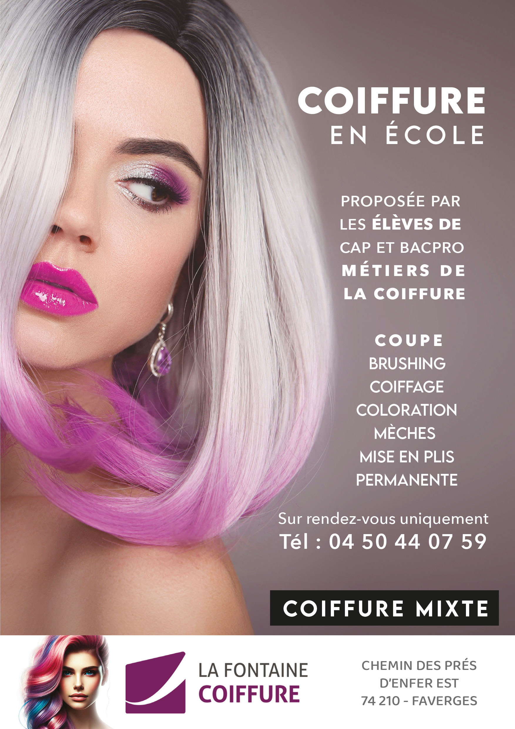 Salon de coiffure pédagogique