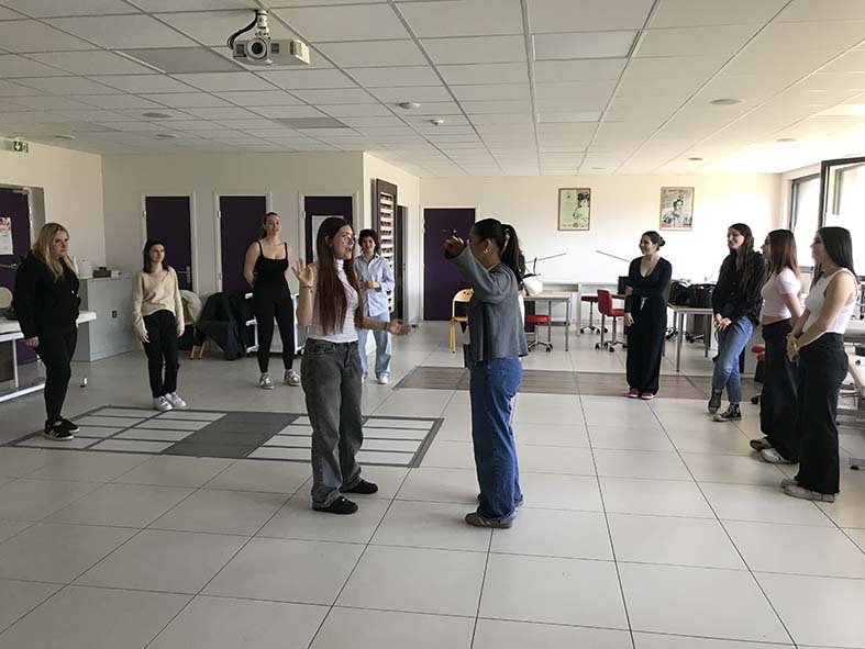 Atelier théâtre pour les BTS et BP Esthétique