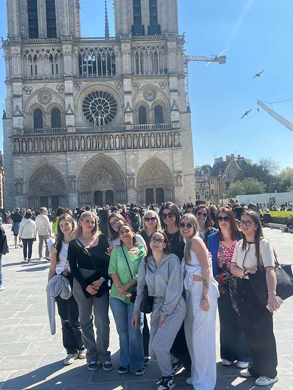 Voyage à Paris des BP Esthétique 2ème Année