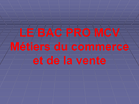 diaporama BAC MCV 1